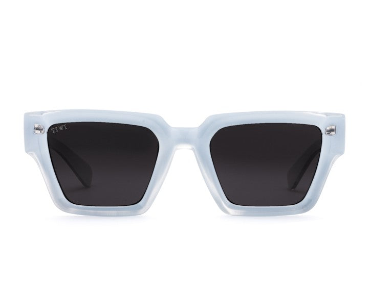 TOKIO Sunglasses Available in more colors Crystal Blue with Smoke Gradient Lenses  