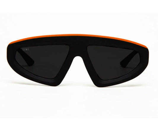 TUBA Sunglasses Available in more colors Rubber Black/ Orange top line  