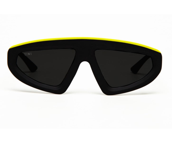 TUBA Sunglasses Available in more colors Rubber Black/Yellow Top Line  