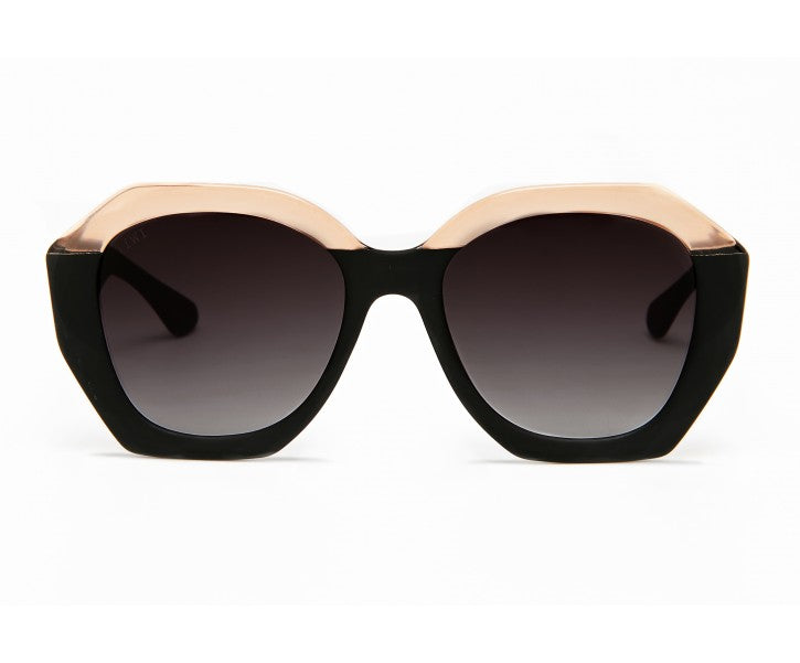 VEGA Sunglasses Available in more colors Bicolour Rubber Black/Pink with Burgundy Gradiente Lenses  